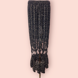 CHASING UNICORNS - TWO PIECE STUNNING METALLIC CROTCHET SET est. RRP $420