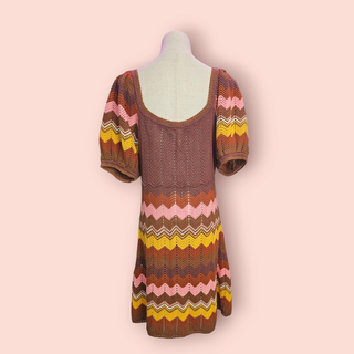 SPELL - ZIGGY CROCHET MINI DRESS RRP $269 BNWT