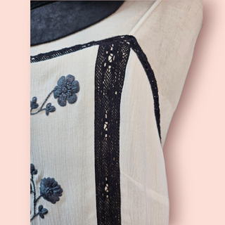 GOLDEN BROWN THE LABEL - Embroidered 'THE HERITAGE' Dress Est. RRP $219.00 NWT