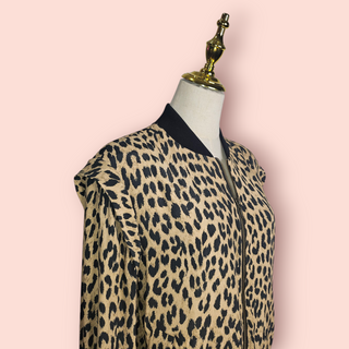 SASS & BIDE - 'RISING SUN' Jacket Leopard RRP $490 NWT