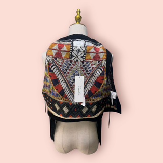 CAMILLA - EMBROIDERED FRINGE WAISTCOAST RRP $799 BNWT