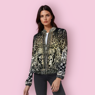 CAMILLA - 'ORDER FOR DISORDER' REVERSIBLE BOMBER JACKET RRP $799