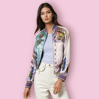 DIESEL 'G ABSOL' - Vintage Reversible Bomber Jacket est. RRP $620