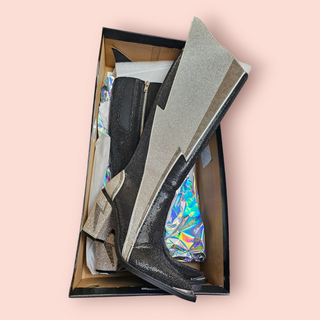 CLUB EXX - 'ZIGGY BOOT' Long Rhinestone RRP $320 NWT