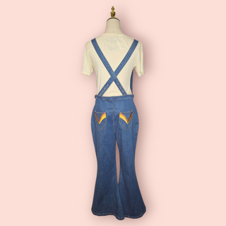NINE LIVES BAZAAR - 'POISE' Denim Overalls/Dungarees RRP $219 NWT