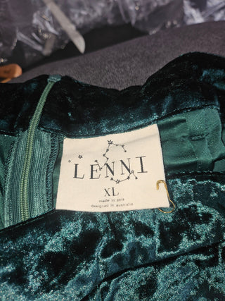 LENNI THE LABEL- 'CHROMATIC SUIT' Emerald Marine Green TWO PIECE SUIT RRP $448