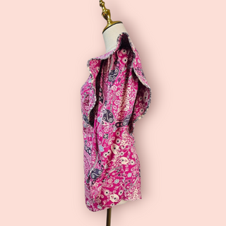 ISABEL MARANT ETOILE - 'CARINA' One Shoulder Top Floral Print Est. RRP $590