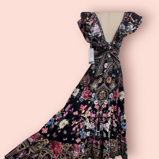 CAMILLA - 'MIDNIGHT IN MONSERRATE' Top & Skirt - Two Piece Set RRP $975 NWT