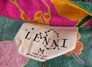 LENNI THE LABEL - Flower Power Gold Metallic Flared Pants RRP $149