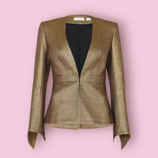 SASS & BIDE - 'ANNIE SINGS GOLD' Formal Blazer est. RRP$ 370