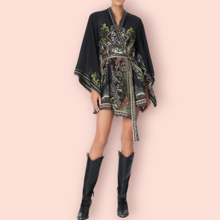 CAMILLA - 'BOTANICAL CHRONICLES' - Kimono Wrap Dress RRP $749