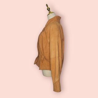 VERA PELLE - VINTAGE 80's Suede Waisted Jacket