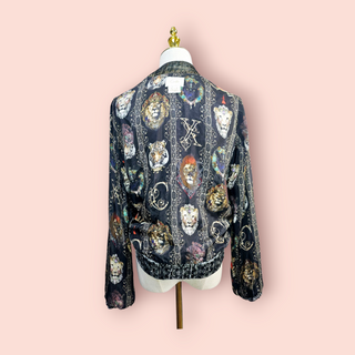 CAMILLA - 'ORDER FOR DISORDER' REVERSIBLE BOMBER JACKET RRP $799