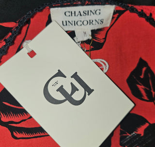 CHASING UNICORNS - 'UNDER A CHERRY BLOSSOM' Wrap Dress est. RRP $440 NWT