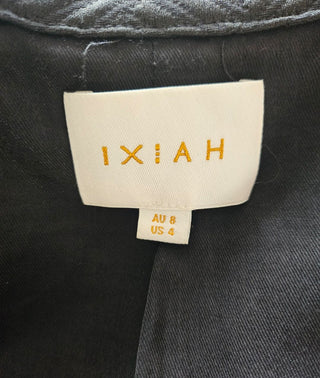 IXIAH - RARE DOUBLE FRONT ZIP EMBELLISHED BLAZER est. RRP $720