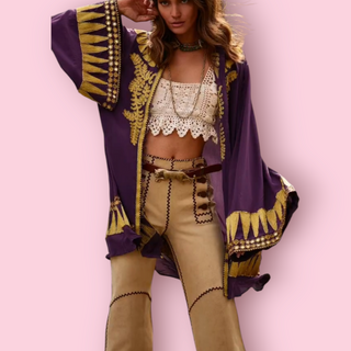 CHASING UNICORNS - SILK ORGANZA 'DREAM COAT' Est. Retail Price $1200 BNWT