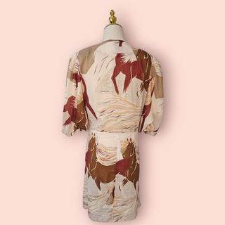 CHASING UNICORNS - 80,s Inspired Horse Cotton Dress