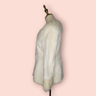 RABBIT & SHEEP FUR FORMAL COAT