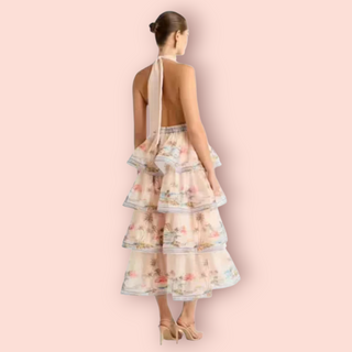 SHIEKE - 'RIVIERA' Maxi Print Dress Est. RRP $280