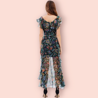 ALICE McCALL - 'OH OH OH NIGHT GARDEN' Maxi Dress est. RRP $590