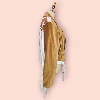 CHASING UNICORNS - "CALIFORNA STARS" STAR JACKET WITH FRINGING BNWT est. RRP $420