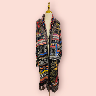 CAMILLA - BLACKHEATH BETTY KNIT JACQUARD LONG JACKET BNWT RRP $999