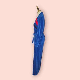 SMAC - 80'S VINTAGE VELVET Relaxed Soft Casual JUMPSUIT