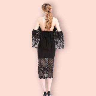 ALICE McCALL - 'BLESS THIS DRESS' Off Shoulder Lace Dress RRP $360