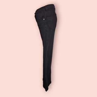 ROLLAS - "EASTCOAST FLARE" BLACK RRP $160 High Rise