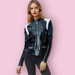 DIESEL - UNISEX LEATHER MOTO BIKER JACKET Est. RRP $930