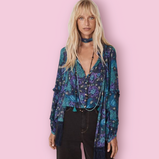 SPELL - BOHEME BLOUSE BALTIC RRP $199