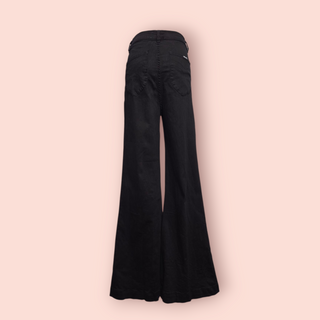 ROLLAS - "EASTCOAST FLARE" BLACK RRP $160 High Rise