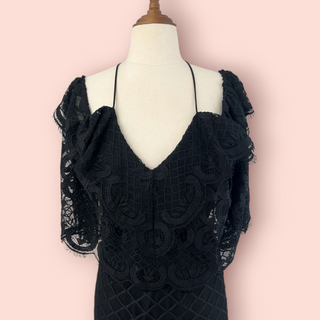 ALICE McCALL - 'BLESS THIS DRESS' Off Shoulder Lace Dress RRP $360