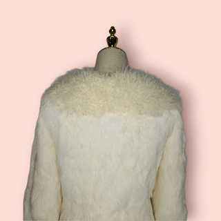 RABBIT & SHEEP FUR FORMAL COAT