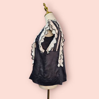 ISABEL MARANT - Bohemian Lace Ruffled Trim Woven RRP $1017.35