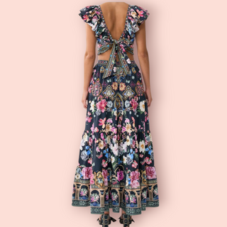 CAMILLA - 'MIDNIGHT IN MONSERRATE' Top & Skirt - Two Piece Set RRP $975 NWT