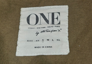 ONE TEASPOON - Vintage Cargo Jacket with Detachable Zip Arms Est. RRP $240