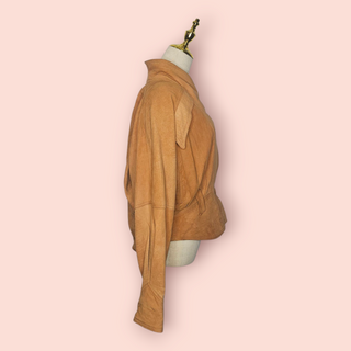 VERA PELLE - VINTAGE 80's Suede Waisted Jacket