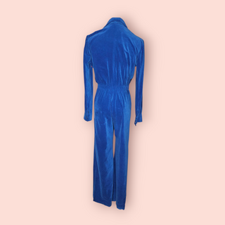 SMAC - 80'S VINTAGE VELVET Relaxed Soft Casual JUMPSUIT