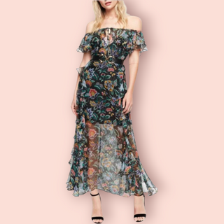 ALICE McCALL - 'OH OH OH NIGHT GARDEN' Maxi Dress est. RRP $590
