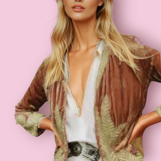 CHASING UNICORNS - 'COGAN' Silk Velvet Embellished Jacket est. RRP $690 NWT