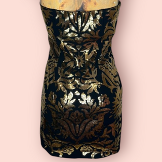 MOSCHINO - 'GOLD DAMASK' Mini Est. RRP $2300
