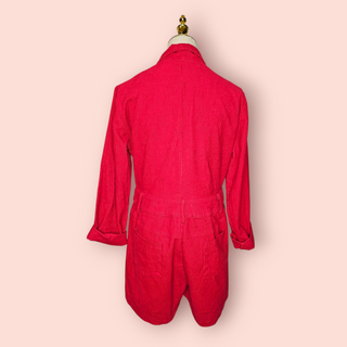 LENNI THE LABEL -'ODYSSEY PLAYSUIT' Red RRP $149