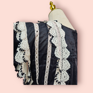 ISABEL MARANT - Bohemian Lace Ruffled Trim Woven RRP $1017.35