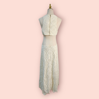 ALICE McCall - 'Yvonne' Lace Midi Dress Vanilla Bean RRP $549