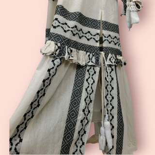 HEMANT & NANDITA - Maxi Printed Kaftan Dress RRP $ 458 NWT