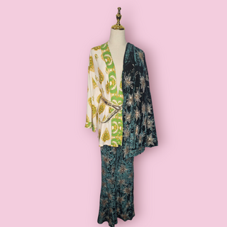 HAUTE HIPPIE - Short Linen Kimono RRP $169 BNWT Individual Import from The US