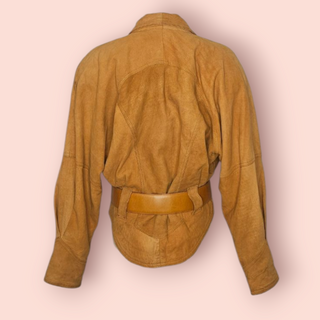 VERA PELLE - VINTAGE 80's Suede Waisted Jacket